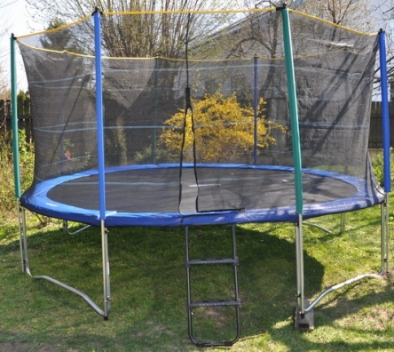 Trampolina EURO 12ft (3,66m) z siatką zabezpieczającą i drabinką