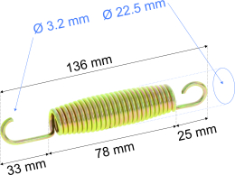 Sprężyna 14cm