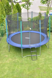 Trampolina 14ft PRO (4,27m) z siatką zabezpieczającą i drabinką